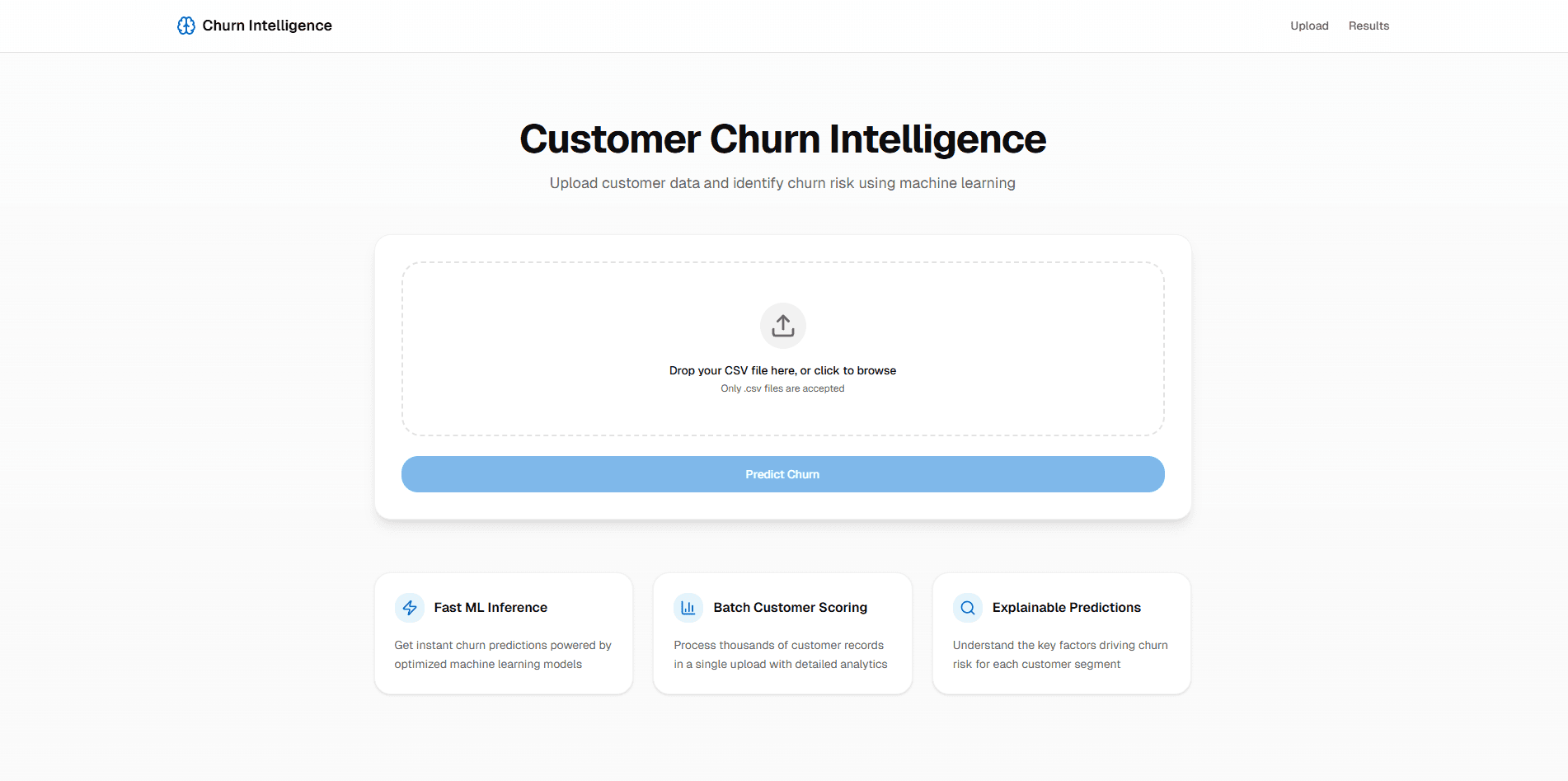 Customer Churn Prediction System
